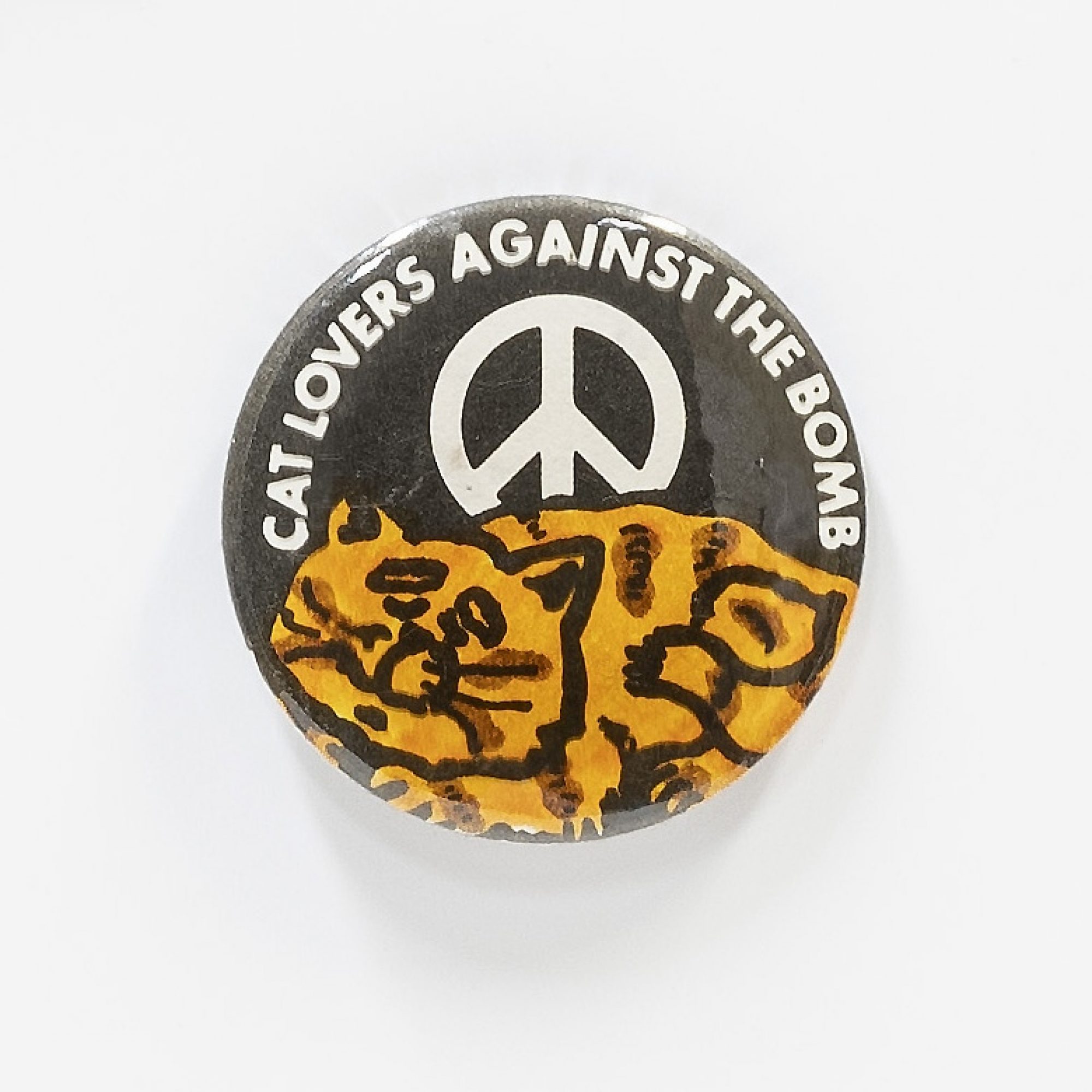 VINTAGE Svezia arma nucleare CND disarmo bambini vogliono La pace colomba pin badge 